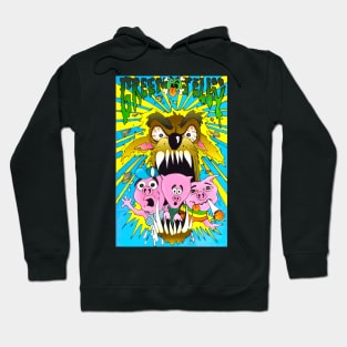 Three Little Pigs - Green Jelly Hoodie